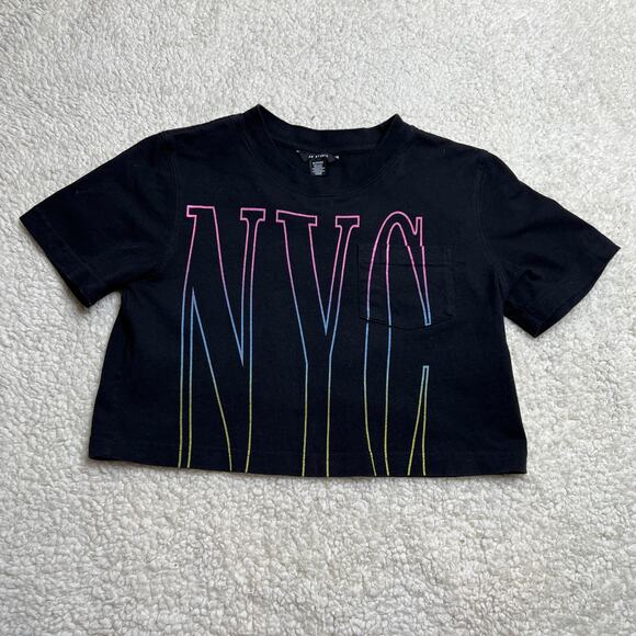 AE Studio NYC Black Crop Top Small - Picture 1 of 7